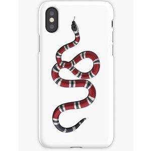 white snake Iphone X case